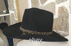 American Hat Co. Cowboy Hat Maximal Pure Wool Felt Houston Texas USA Sz 7