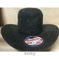 American Hat Co. Grizzly 20X Long Hair Beaver Fur Felt Cowboy Hat Western Rodeo