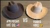 American Hat Co Vs Rodeo King Felt Hat S