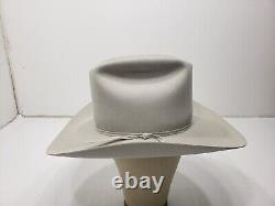 American Hat Company Cowboy Hat Western 10X Beaver Grey Size 6 3/4 New With Box