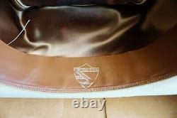American Hat Company Vintage Cowboy Beaver Felt Hat 7 3/8 in Original Box
