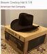 American Hat Company Vintage Beaver Cowboy Hat 6 7/8