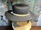 Antique Jb Stetson 5x Beaver Cowboy Turquoise Black 7 Long Oval Real Cowboys Hat