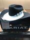 Ariat Black 10x Beaver Western Cowboy Hat A7640001-7 A. 10x4 1/4ss Selfbk 7