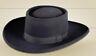 Black Reno 4x Beaver Fur Felt Hat 4 Brim Rodeo King Cowboy Western Gambler