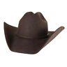 Brown 4x Beaver Fur Felt Hat 4 Brim Rodeo King Cowboy Western Strait
