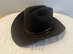 Bailey 4X Beaver Choc Brown Cowboy Hat, Leather Band 7-1/4