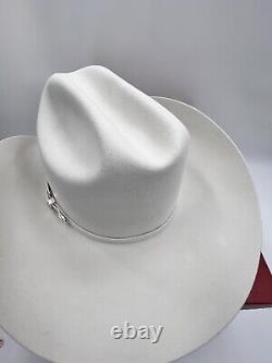Bailey 4x Beaver Western Cowboy Hat Size 7-1/4 White style 4145 SEE VIDEO
