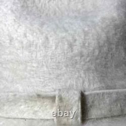 Bailey Beaver Cowboy Hat Wool Felt Fur Wide Brim White 6 5/8