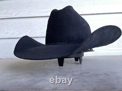 Bailey Beaver Felt Vintage Bull Rider Cowboy Hat 7 1/8 Rip Yellowstone Rodeo