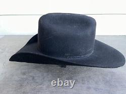 Bailey Beaver Felt Vintage Bull Rider Cowboy Hat 7 1/8 Rip Yellowstone Rodeo