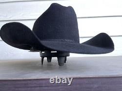 Bailey Beaver Felt Vintage Bull Rider Cowboy Hat 7 1/8 Rip Yellowstone Rodeo