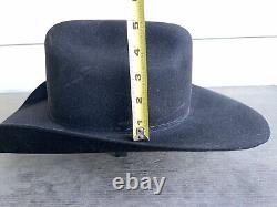 Bailey Beaver Felt Vintage Bull Rider Cowboy Hat 7 1/8 Rip Yellowstone Rodeo