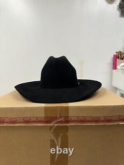 Bailey Cowboy Hat Mens LEGACY 100X SIZE 7 BLACK In Original Box