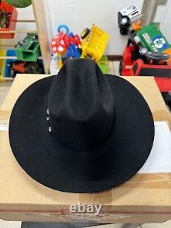 Bailey Cowboy Hat Mens LEGACY 100X SIZE 7 BLACK In Original Box