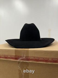 Bailey Cowboy Hat Mens LEGACY 100X SIZE 7 BLACK In Original Box