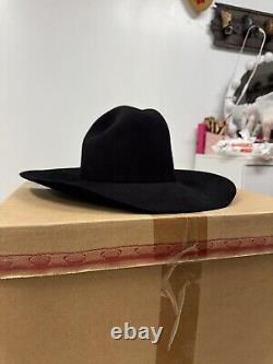 Bailey Cowboy Hat Mens LEGACY 100X SIZE 7 BLACK In Original Box