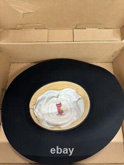 Bailey Cowboy Hat Mens LEGACY 100X SIZE 7 BLACK In Original Box