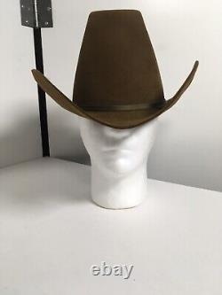Bailey Hand Creased 5X Beaver Cowboy Hat 6 7/8 Texas Made