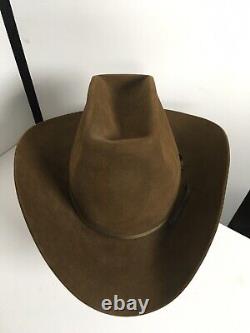 Bailey Hand Creased 5X Beaver Cowboy Hat 6 7/8 Texas Made