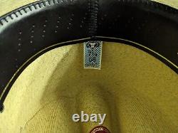 Bailey Hat Lot Of 2 7 1/4 58 Jake Barnes 6X Beaver U-Rollit Mexican Palm Braid