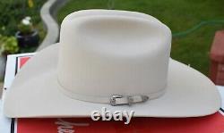 Bailey Sz 7 Cowboy Hat 8x BEAVER Original Box SILVERExcellent Condition