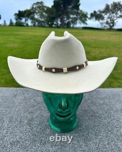 Bailey Western Tradition Cattleman 8x Beaver Fur Felt Cowboy Hat Size 6 3/4