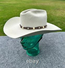Bailey Western Tradition Cattleman 8x Beaver Fur Felt Cowboy Hat Size 6 3/4