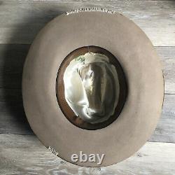 Bailey distressed cowboy hat 6X beaver Nick Fouquet Style Size 7 3/8