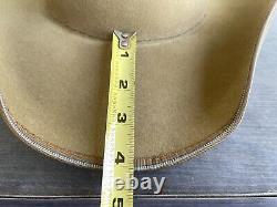 Beaver Felt Vintage Resistol Cowboy Hat 7 3/8 Yellowstone 1923 Old West Gus 1883