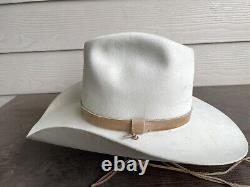 Beaver Felt Vintage Resistol Old West Cowboy Hat 7 1/8 Yellowstone John Wayne