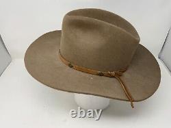 Beaver Hats Nu-Way Western Wear Cowboy Hat Size 6.75 Made USA Free Ship