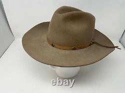 Beaver Hats Nu-Way Western Wear Cowboy Hat Size 6.75 Made USA Free Ship