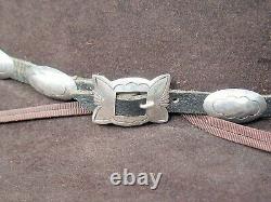 Beaver XXXXX 7 3/8 in. Cowboy hat with Navajo sterling silver hatband