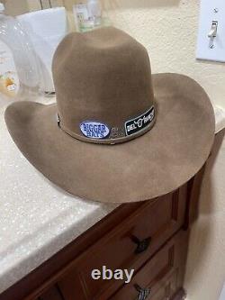 Biggar Waggoner Felt Cowboy Hat Whiskey Color 7 3/8