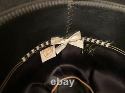 Black Gold Resistol 20x Beaver Cowboy Hat 7 1/8 long oval