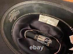 Black Gold Resistol 20x Beaver Cowboy Hat 7 1/8 long oval