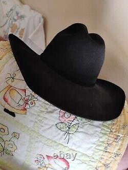 Black Serratelli Hat (Beaver) Size 7 Pre-Owned