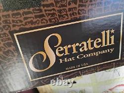 Black Serratelli Hat (Beaver) Size 7 Pre-Owned