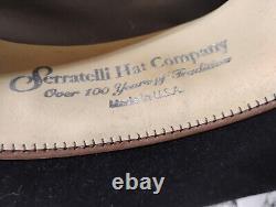 Black Serratelli Hat (Beaver) Size 7 Pre-Owned