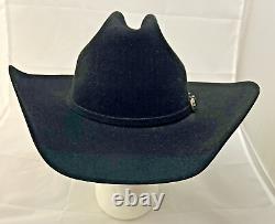 Cavender's 6X Beaver Cowboy Collection Hat Size 7-1/8 57 Black Fedora Rodeo VGC