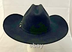 Cavender's 6X Beaver Cowboy Collection Hat Size 7-1/8 57 Black Fedora Rodeo VGC