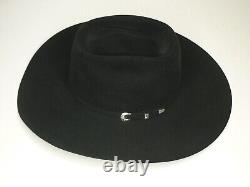 Cavender's Beaver 20X Solid Gold Black Premium Quality Cowboy Hat 7-1/8 57 Size