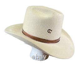 Charlie 1 Horse 10X Beaver Western Ivory Size 7 3/8 Cowboy Hat