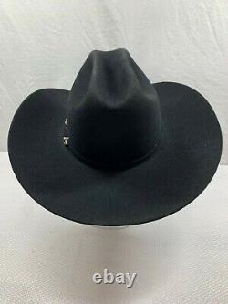 Charlie 1 One Horse Black Cowboy Hat Size 58 7 1/4 15x Beaver