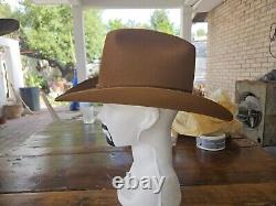 Churchill Red River, Neiman Marcus Color Clay Cowboy Hat Sz 7 1/8