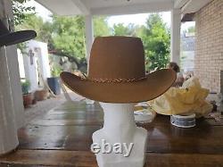 Churchill Red River, Neiman Marcus Color Clay Cowboy Hat Sz 7 1/8