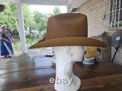 Churchill Red River, Neiman Marcus Color Clay Cowboy Hat Sz 7 1/8