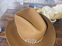 Churchill Red River, Neiman Marcus Color Clay Cowboy Hat Sz 7 1/8