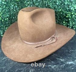 Classic Cowboy Hat Brown Benson's Rancher Custom 6 3/4. 5 X Beaver